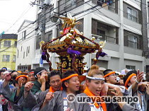 浦安三社祭　当代島の神輿
