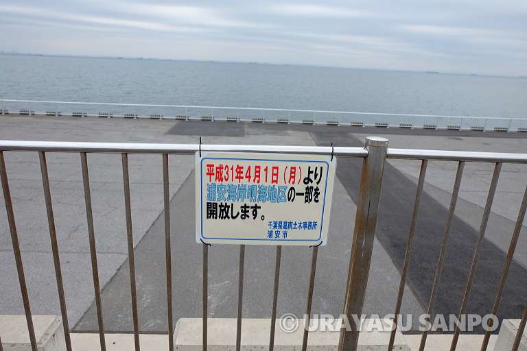 浦安総合公園海岸開放